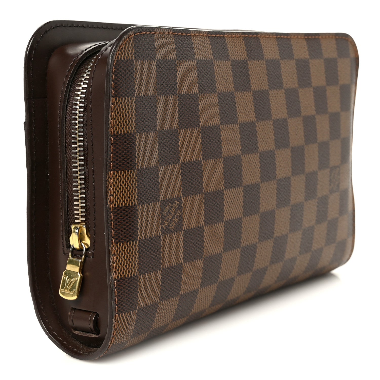 Louis Vuitton Damier Ebene Pochette Saint Louis Clutch 3 of 8