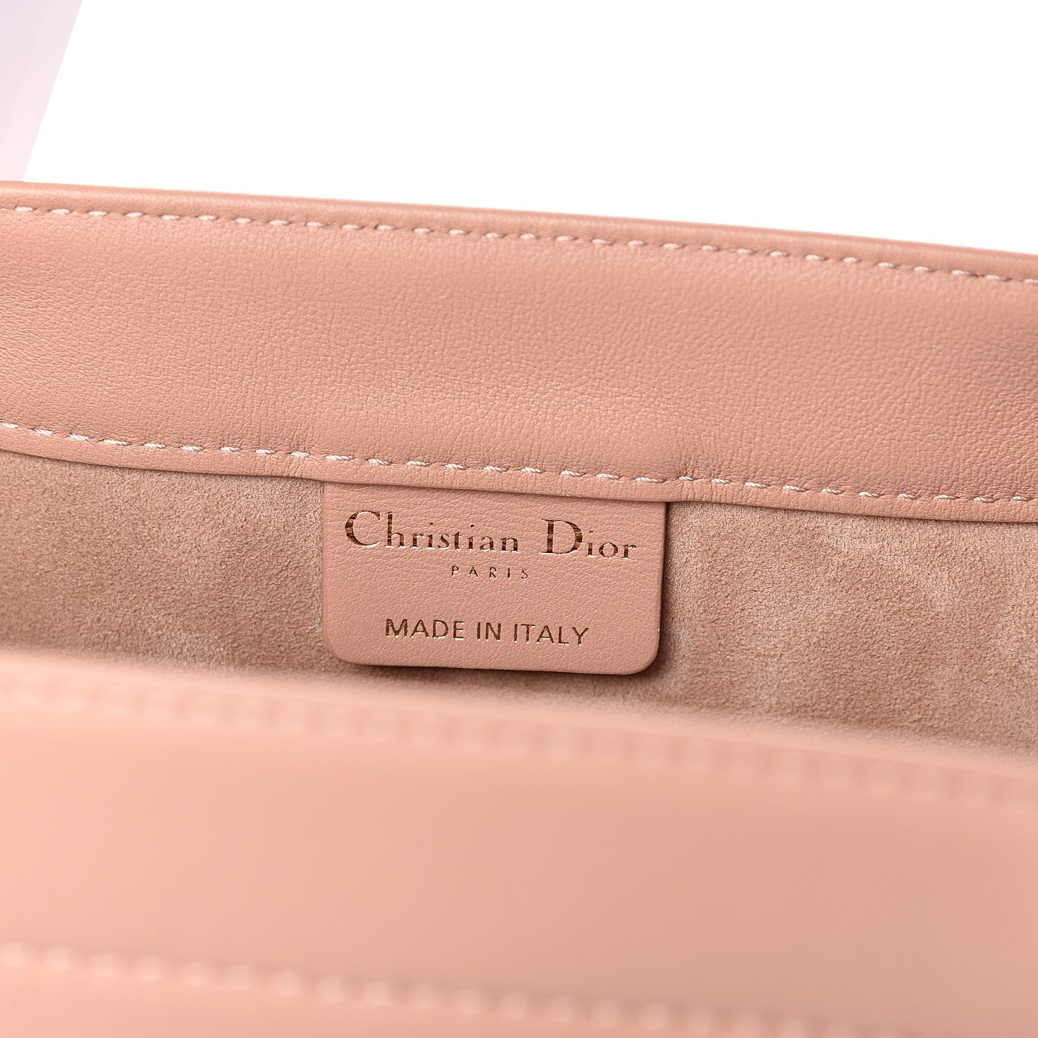 Christian Dior Calfskin Embossed Medium Book Tote Rose de Vents 6 of 11