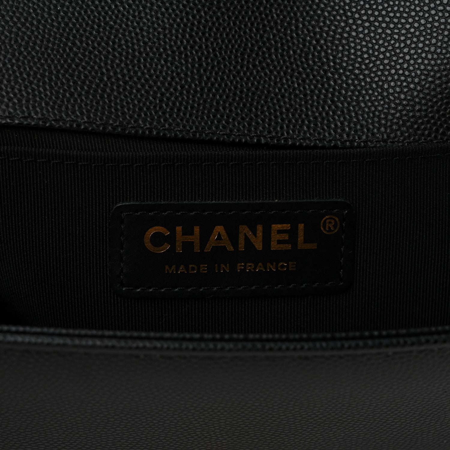Chanel Caviar Quilted Medium Boy Flap Black 6 of 10