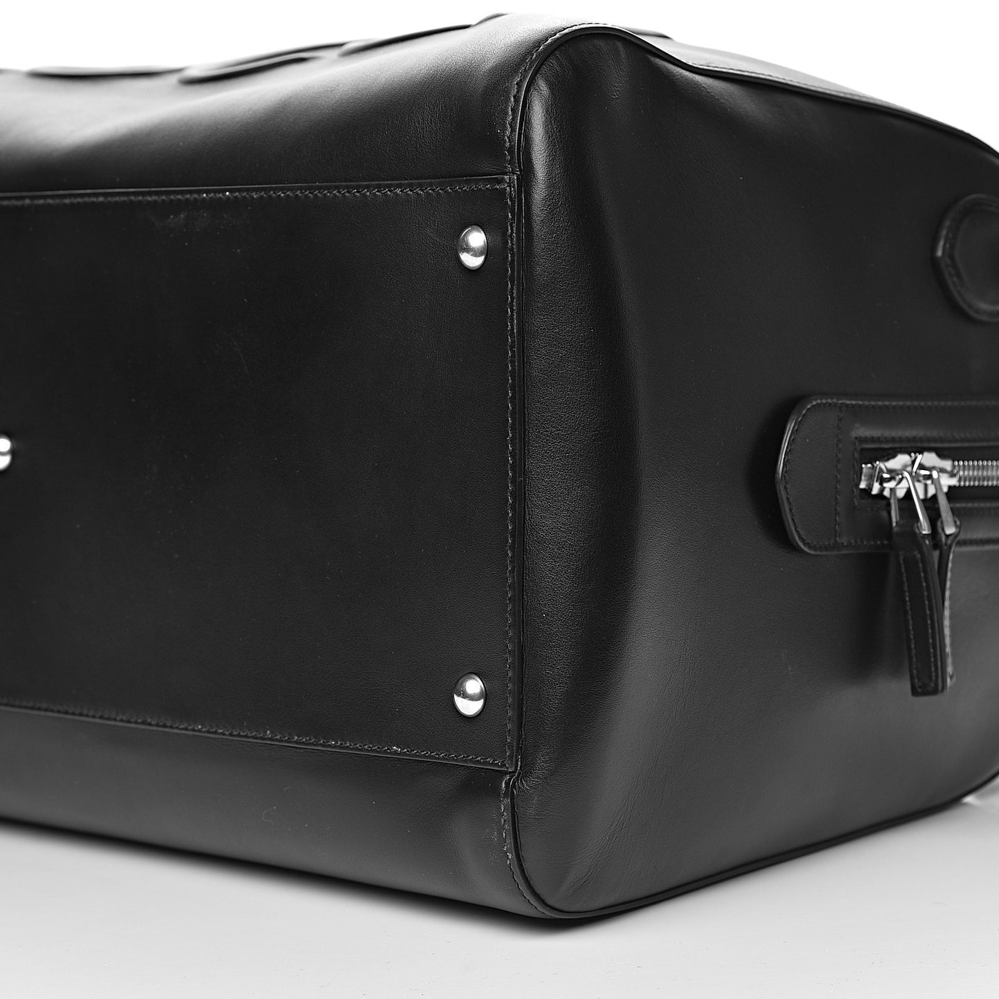 Calfskin GucciGhost Real Duffle Black Yellow