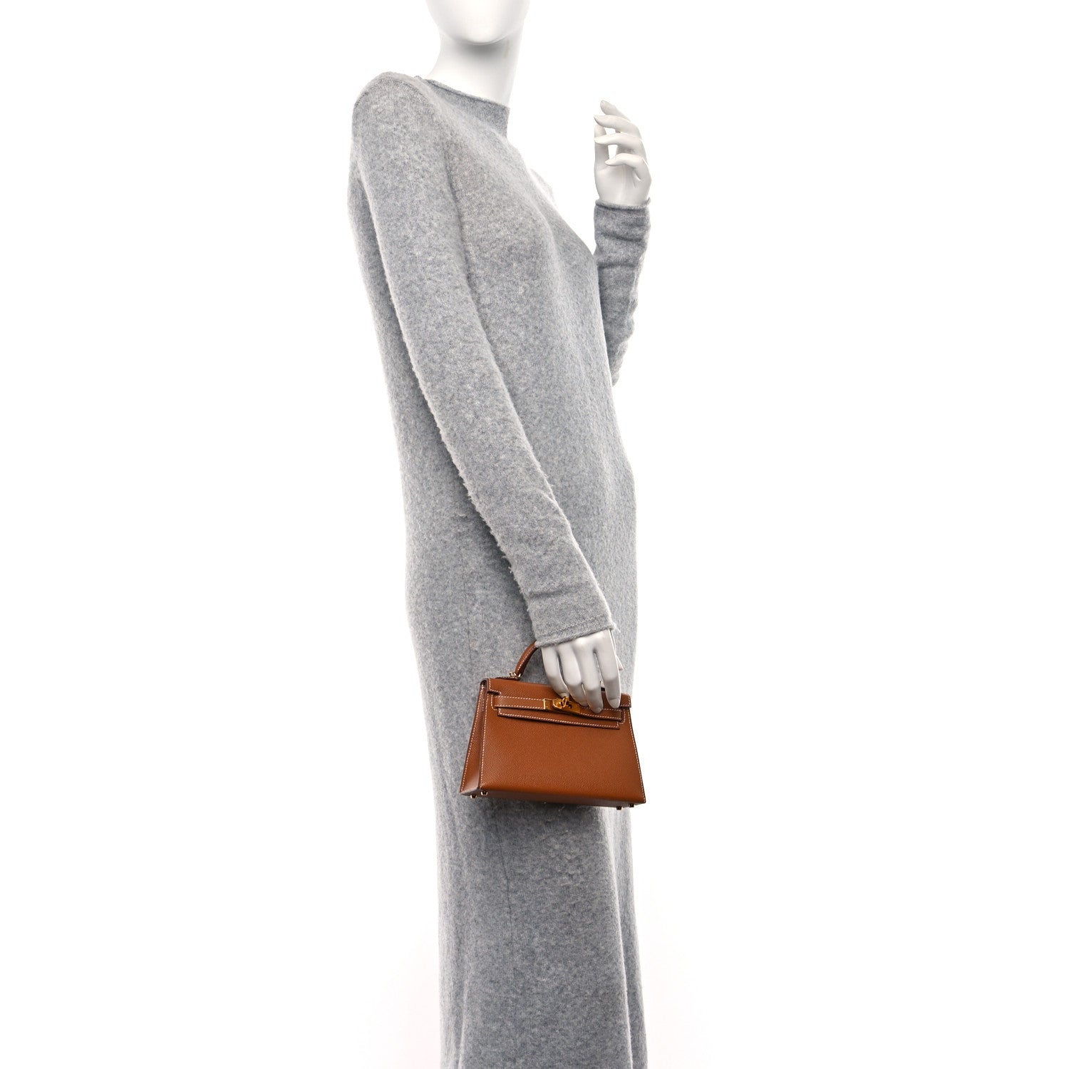 Hermes Epsom Mini Kelly Sellier 20 Gold 2 of 10