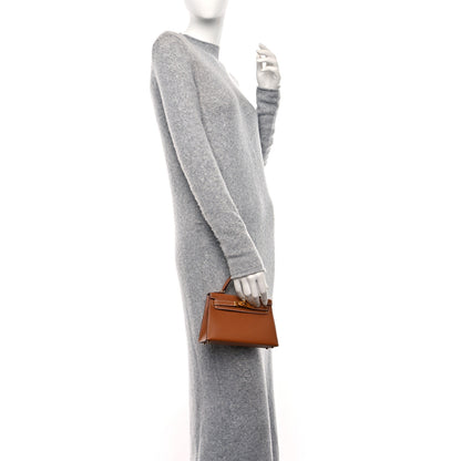 Hermes Epsom Mini Kelly Sellier 20 Gold 2 of 10