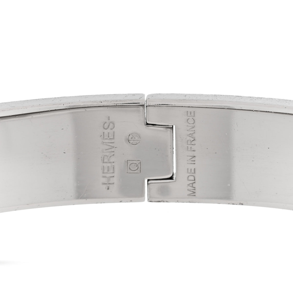 Enamel Narrow Clic Clac H Bracelet GM Terracotta