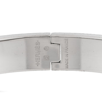 Hermes Enamel Narrow Clic Clac H Bracelet GM Terracotta 4 of 4