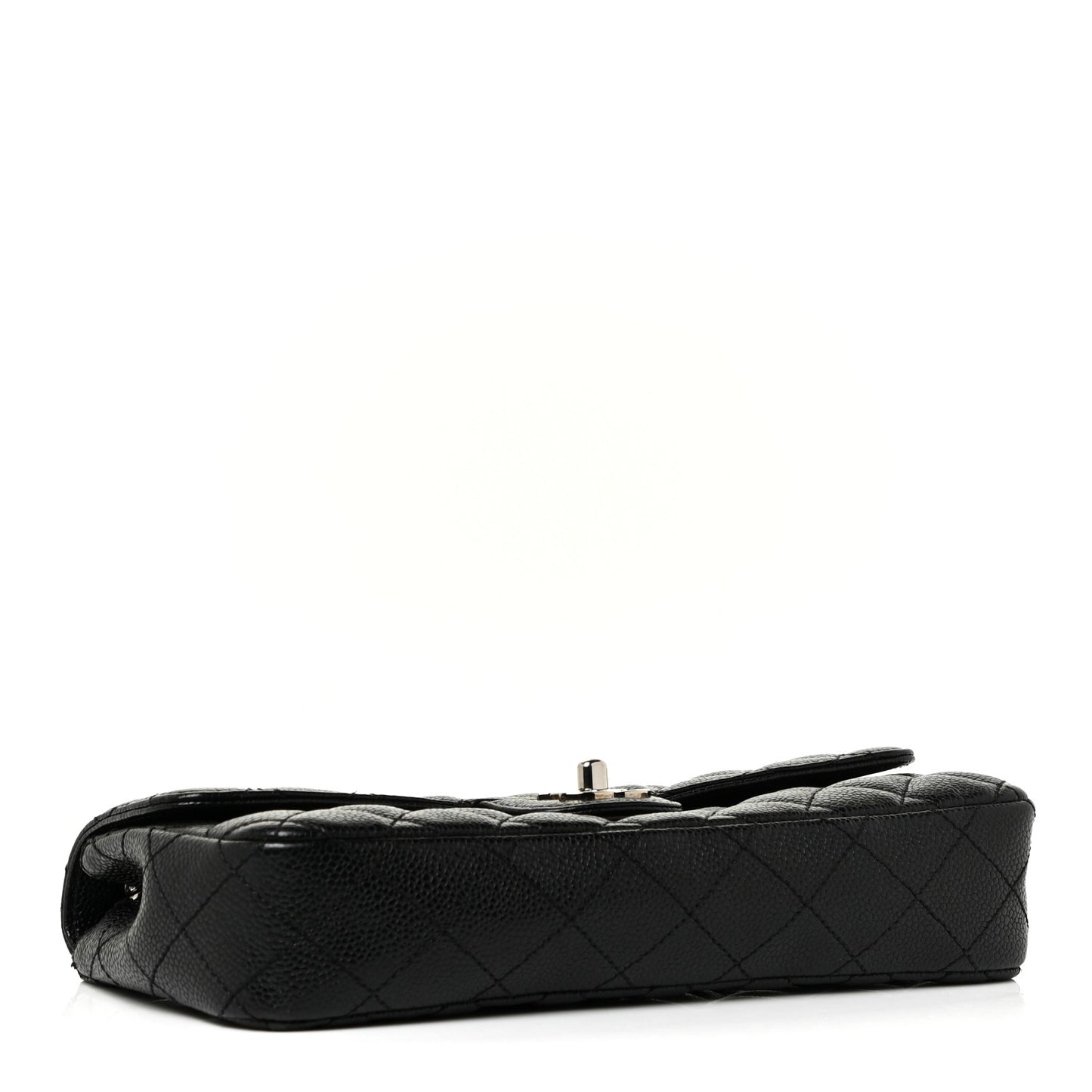 Caviar Quilted East West Flap Black