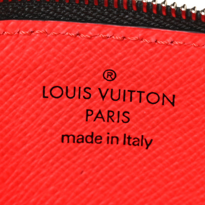 Louis Vuitton Taigarama Coin Card Holder Fire Red 6 of 9