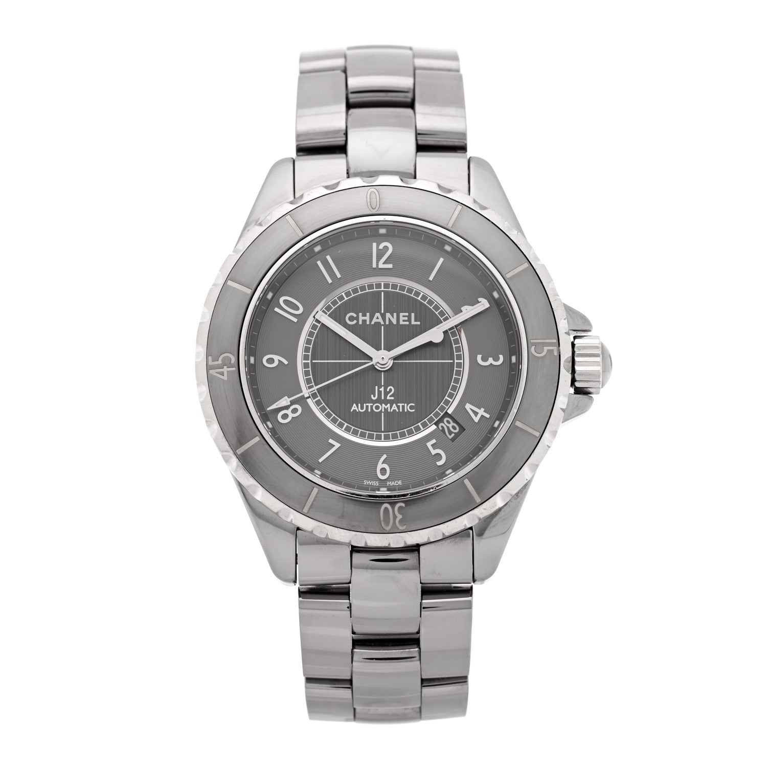 Chanel Titanium Ceramic 38mm J12 Chromatic Automatic Watch 1 of 4