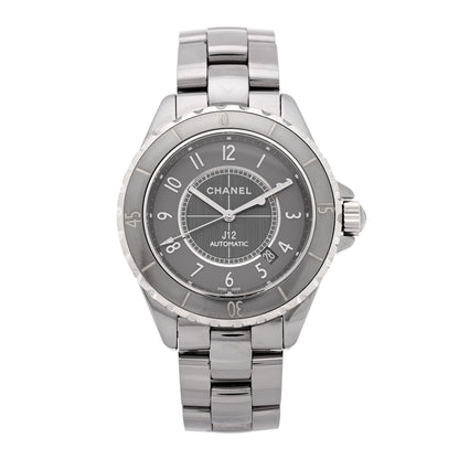 Chanel Titanium Ceramic 38mm J12 Chromatic Automatic Watch 1 of 4