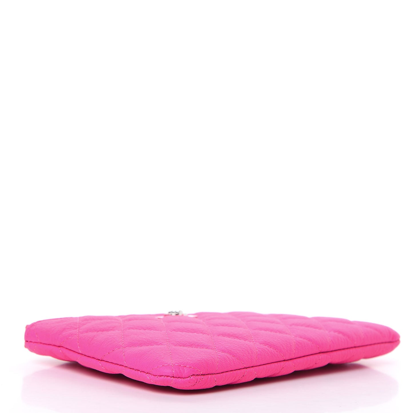 Goatskin Quilted Medium Reissue Cosmetic Case Pink