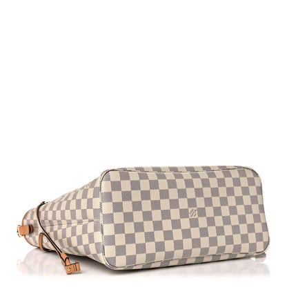 Louis Vuitton Damier Azur Braided Neverfull MM Orange 5 of 12