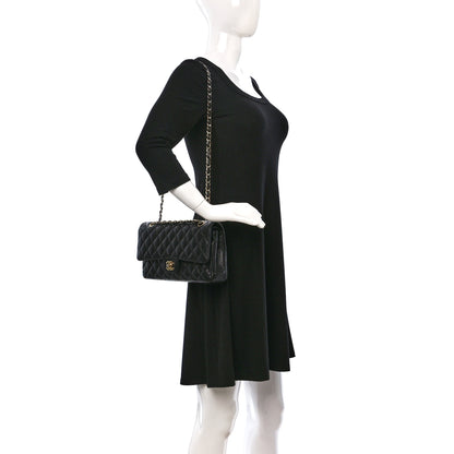 Chanel Caviar Quilted Medium Double Flap Black 2 of 13