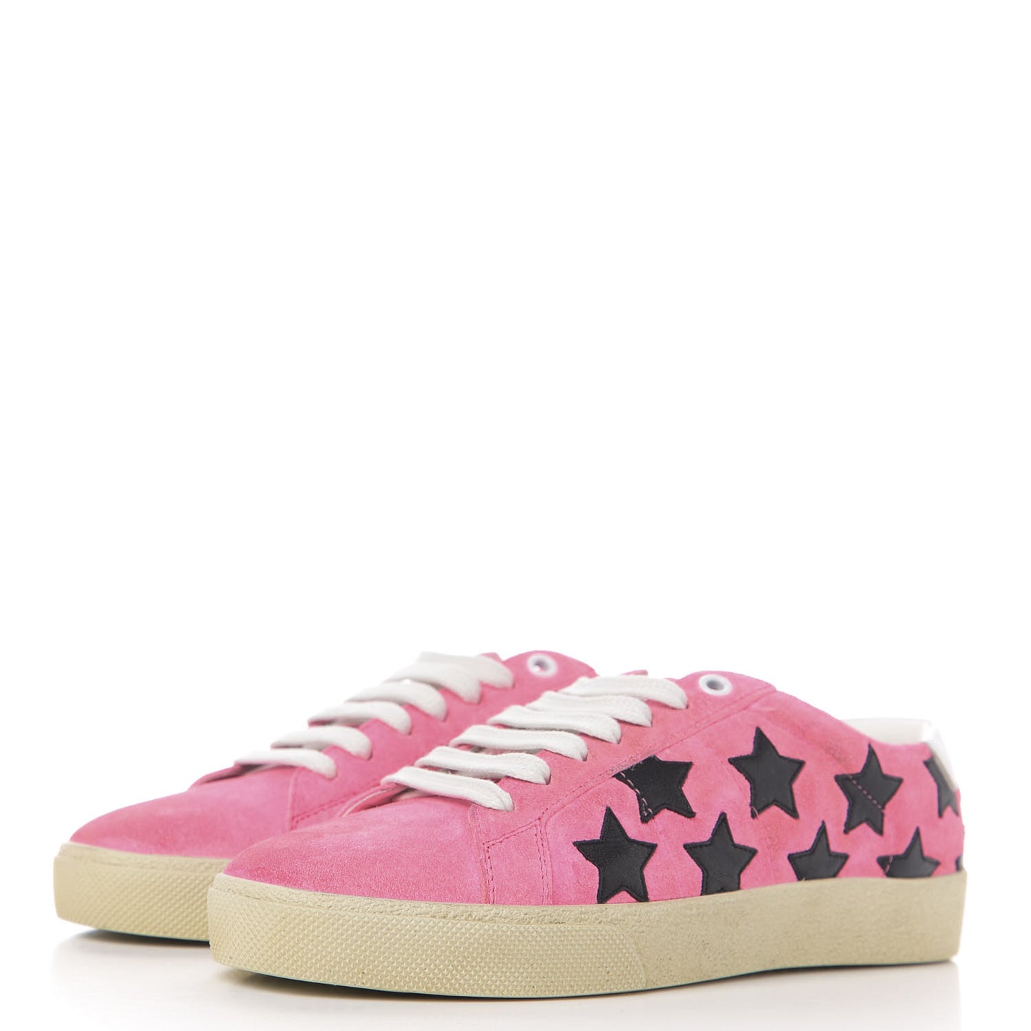 Suede Star Court Sneakers 37 Pink Black