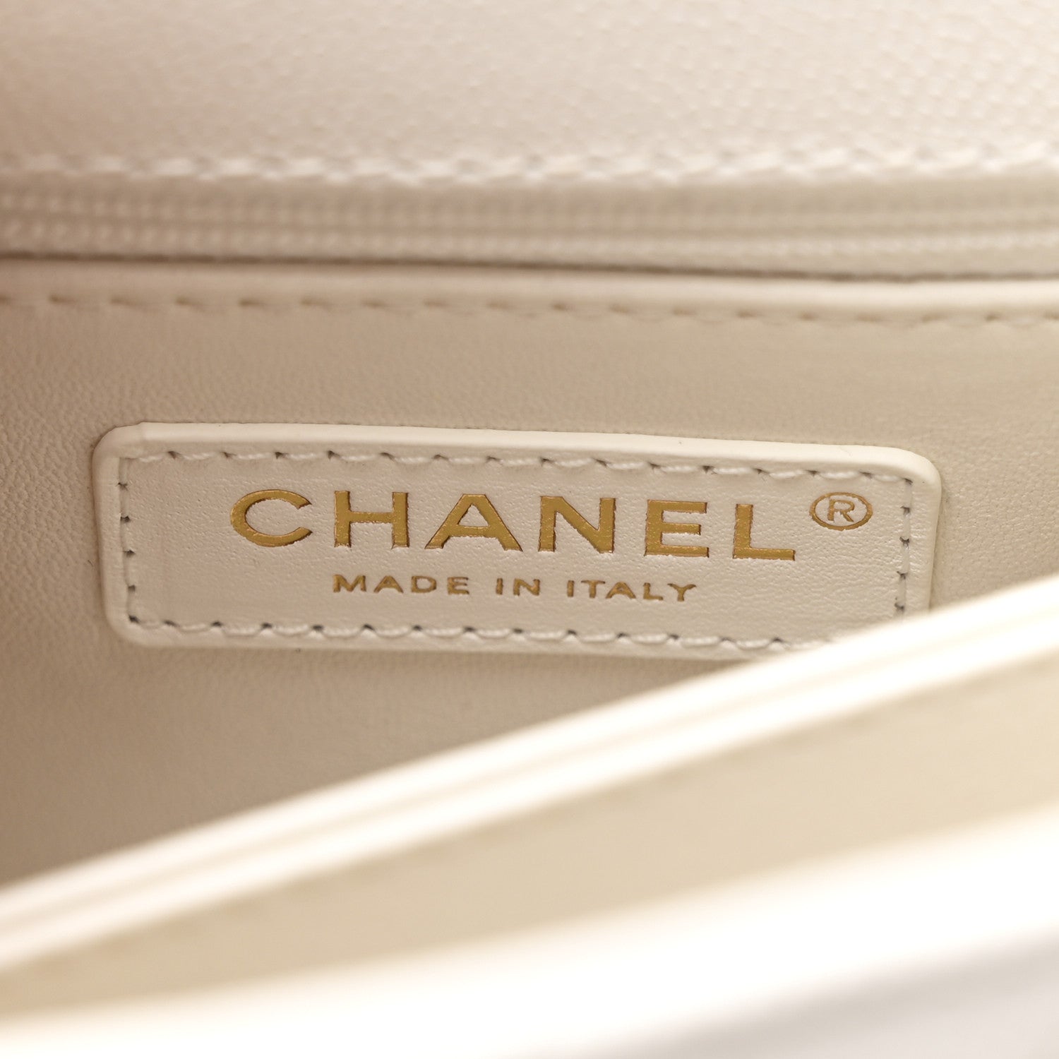 Chanel Caviar Quilted Mini Coco Handle Flap White 7 of 12