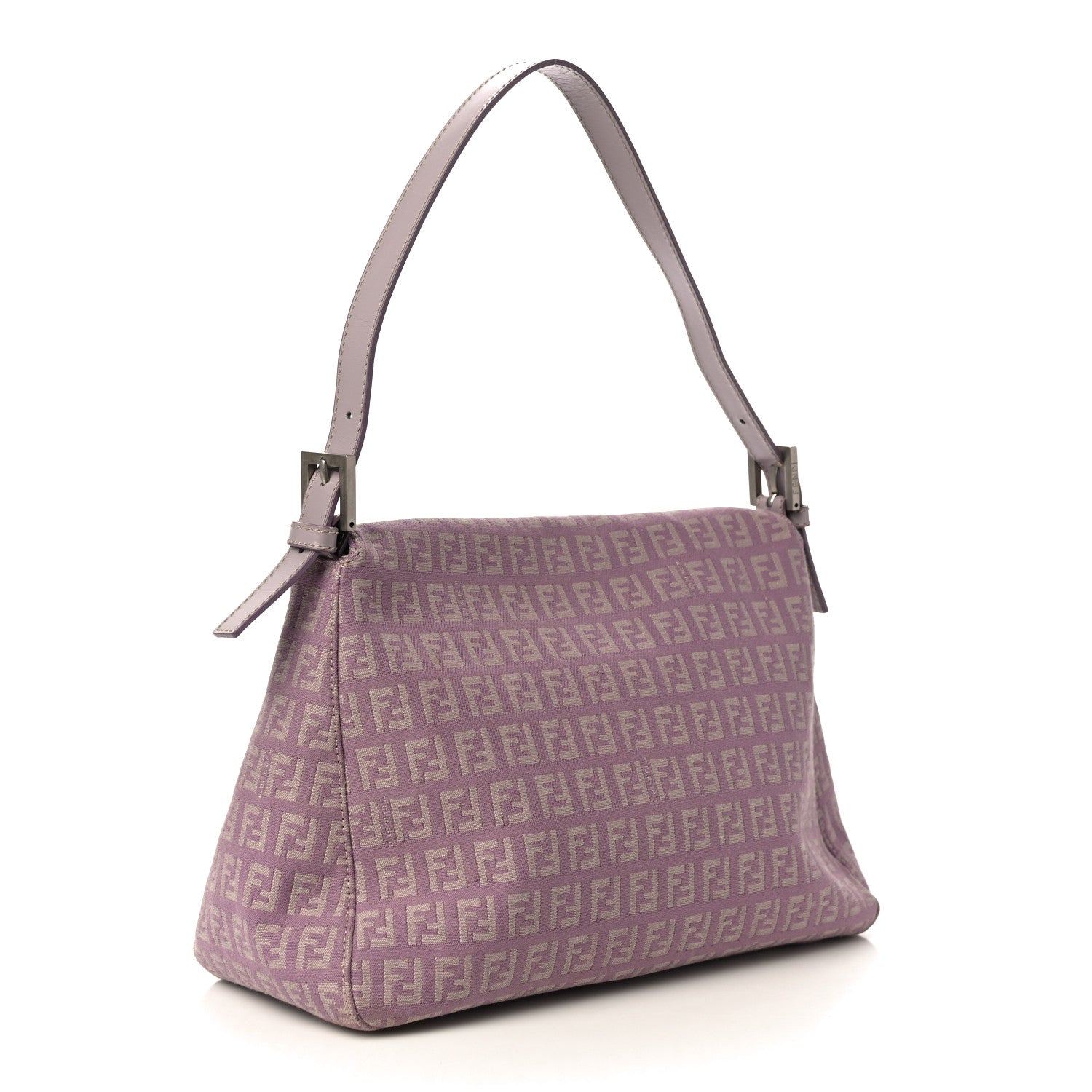 Fendi Zucchino Mama Baguette Lilla 2 of 10