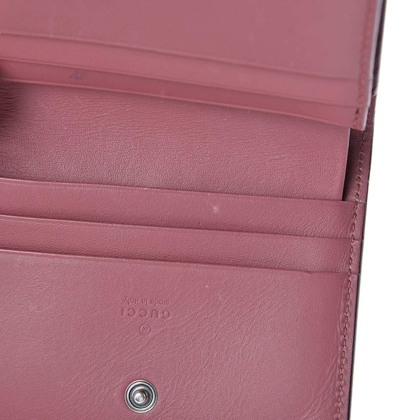 GG Supreme Monogram Blooms Card Case Beige Multicolor Dry Rose