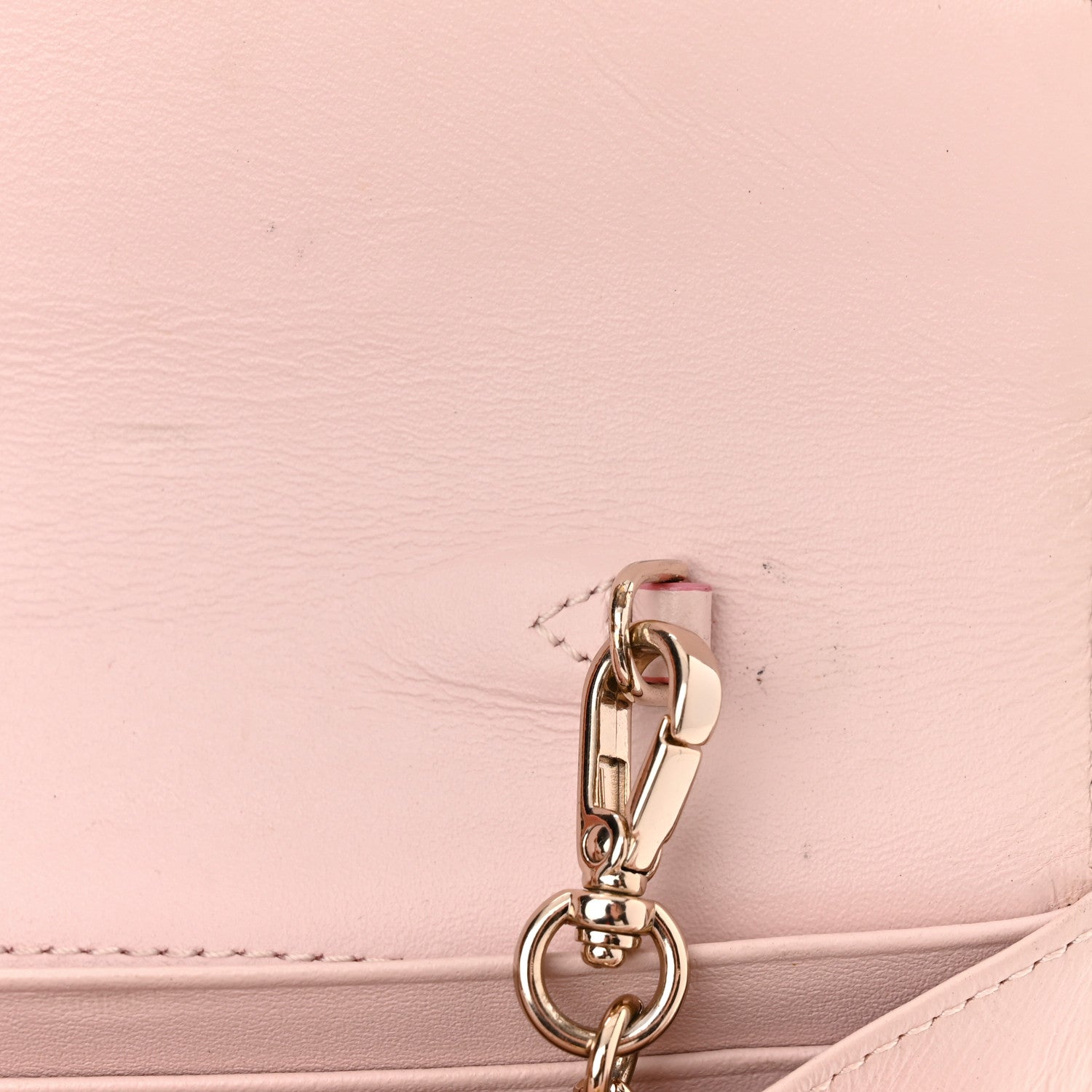 MCM Visetos Large Patricia Wallet On Chain Soft Pink 11 of 14