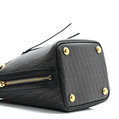 Saint Laurent Toile Classic Monogram Emmanuelle Bucket Bag Black 7 of 8