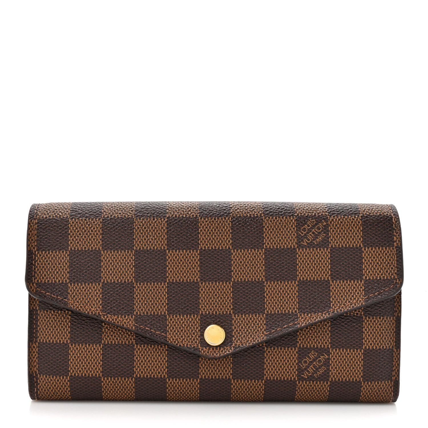 Louis Vuitton Damier Ebene Sarah Wallet NM 1 of 12