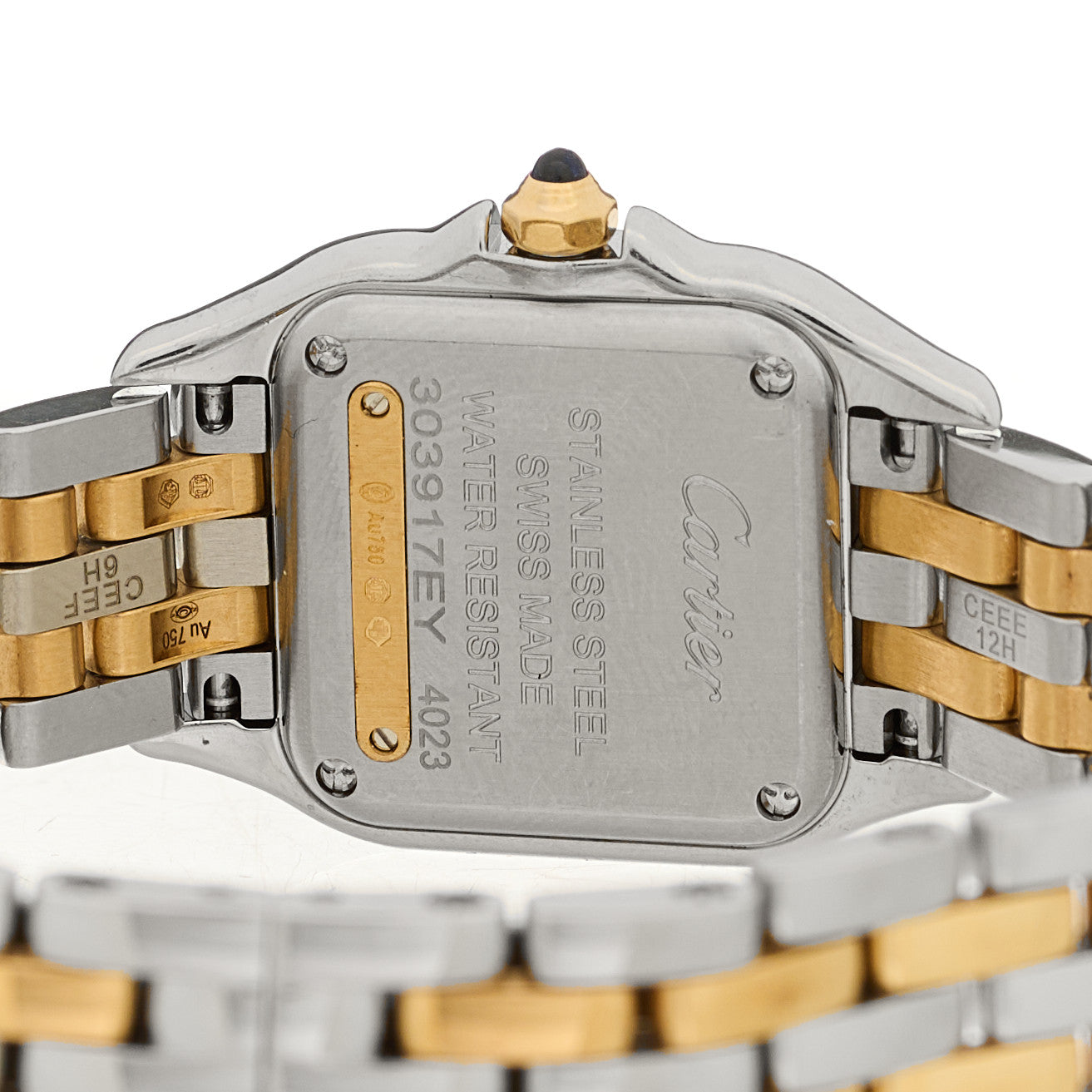 Cartier Stainless Steel 18K Yellow Gold 22mm Panthere Quartz Watch 7 of 10