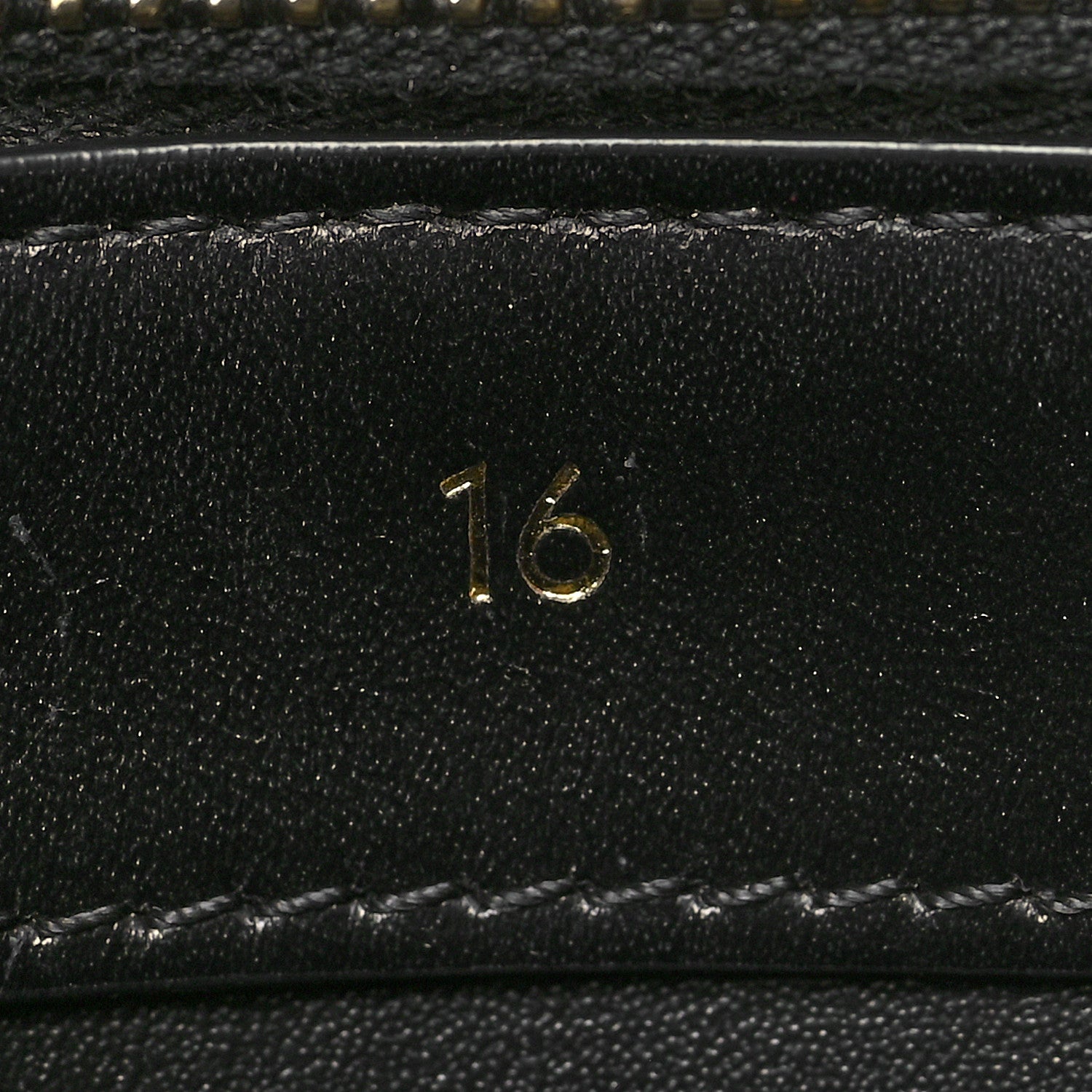 Celine Satinated Calfskin Small 16 Top Handle Bag Black 8 of 11