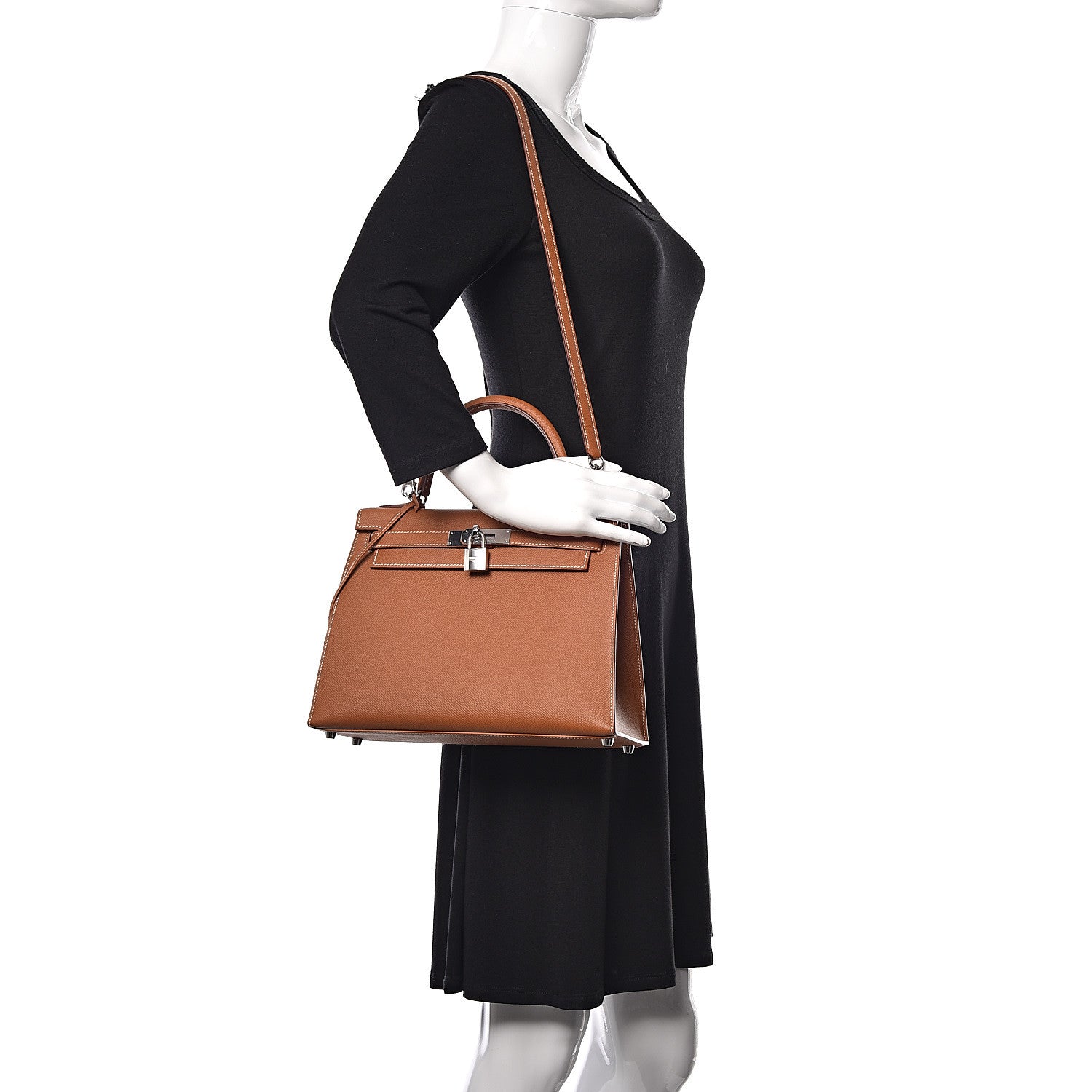 Hermes Epsom Kelly Sellier 28 Gold 2 of 37