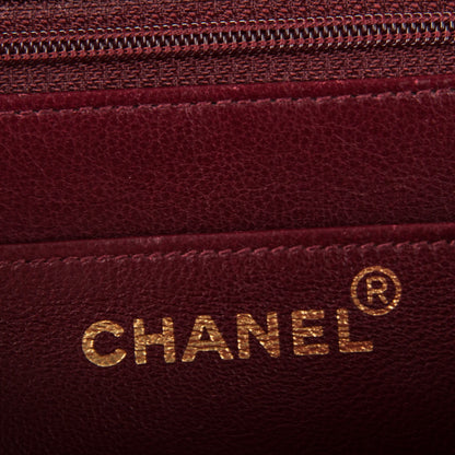 Chanel Lambskin Quilted XL Jumbo Single Flap Black 6 of 8