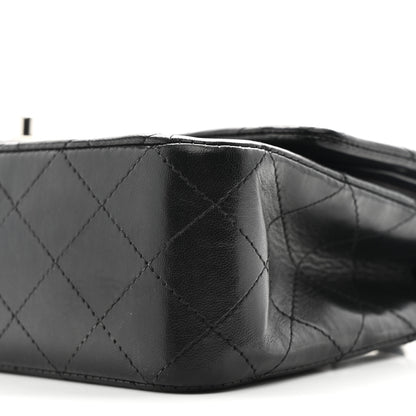 Chanel Lambskin Quilted Medium Double Flap Black 10 of 10