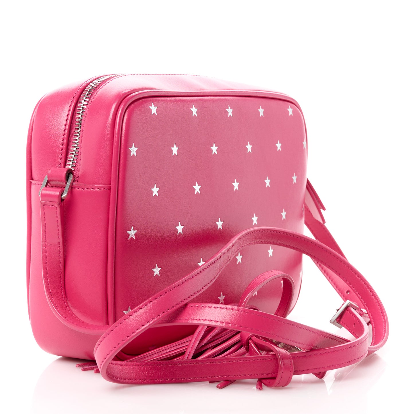 Calfskin Monogram Star Lou Camera Bag Fuchsia