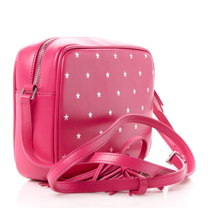 Saint Laurent Calfskin Monogram Star Lou Camera Bag Fuchsia 3 of 10