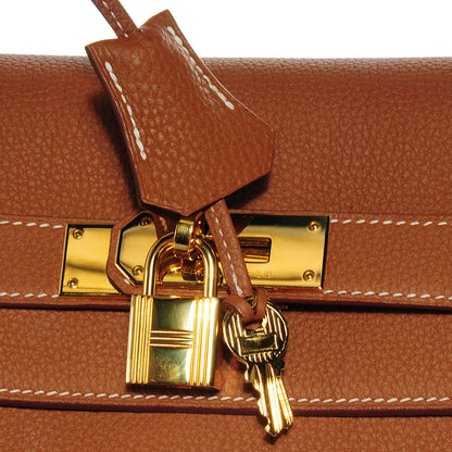 Hermes Togo Kelly Retourne 40 Gold 9 of 9