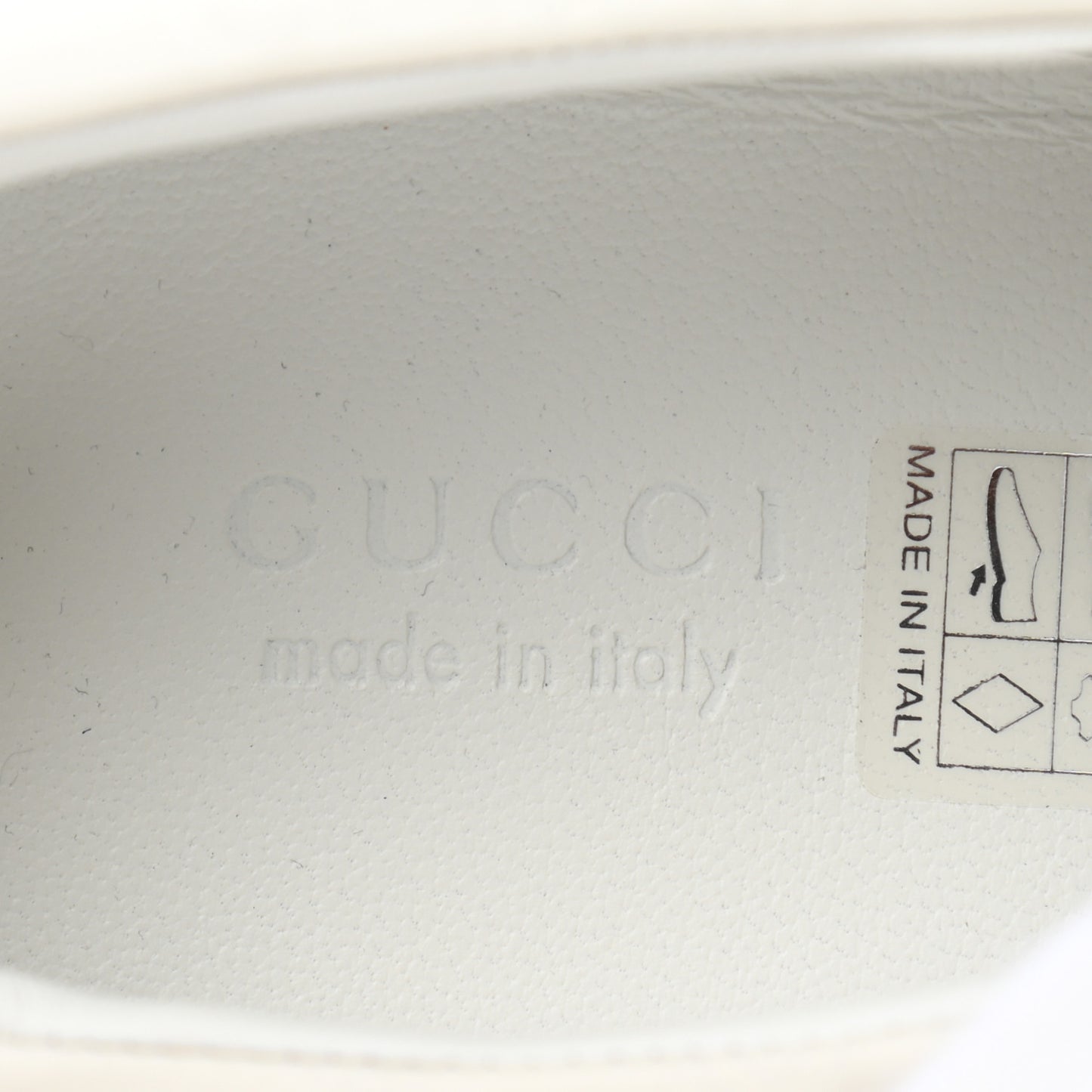 Guccissima Womens Web Sneakers 38 White