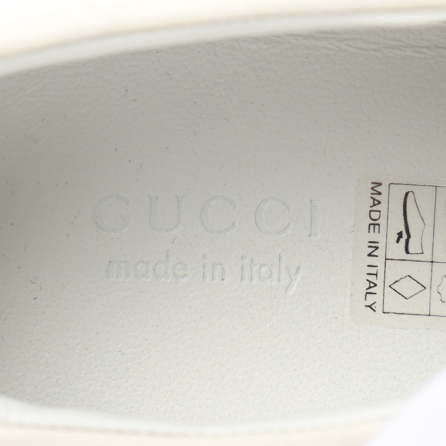 Gucci Guccissima Womens Web Sneakers 38 White 7 of 8
