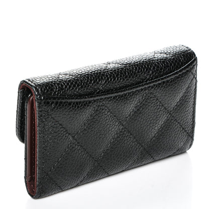 Chanel Caviar Quilted 6 Key Holder Black 3 of 8
