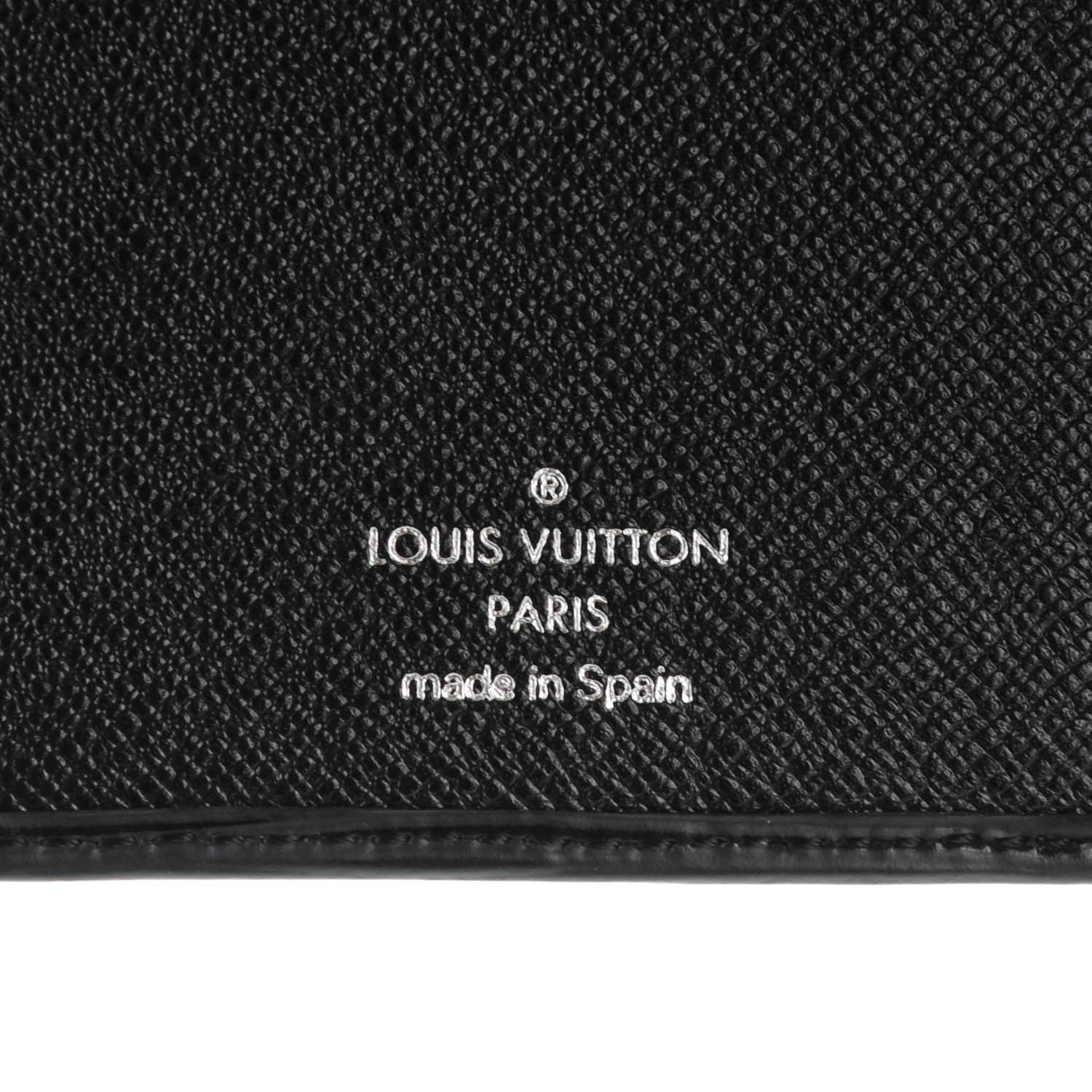 Louis Vuitton Epi Pocket Agenda Cover Black 6 of 7