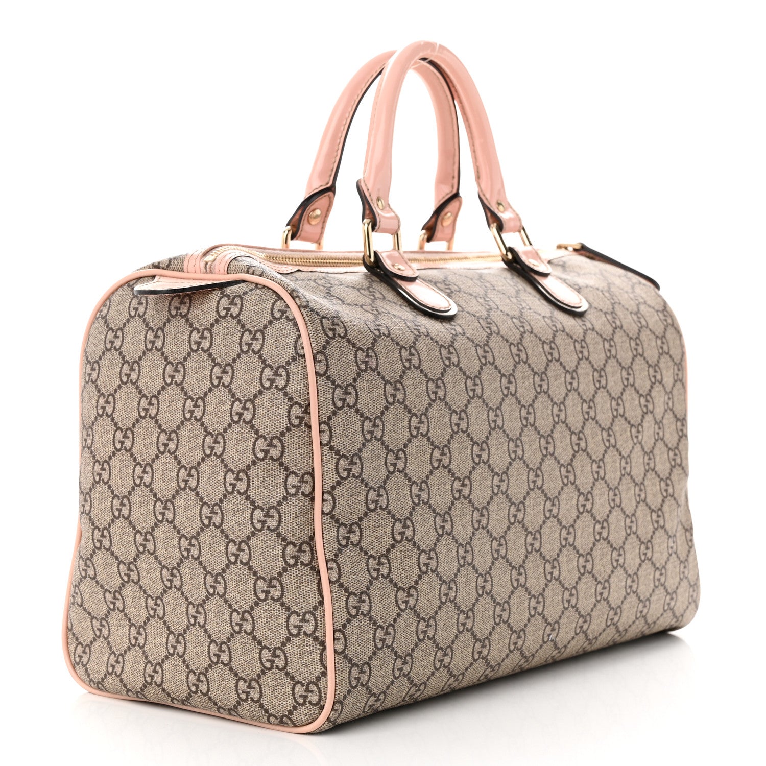 Gucci GG Plus Monogram Mermaid Medium Joy Boston Pink 3 of 12