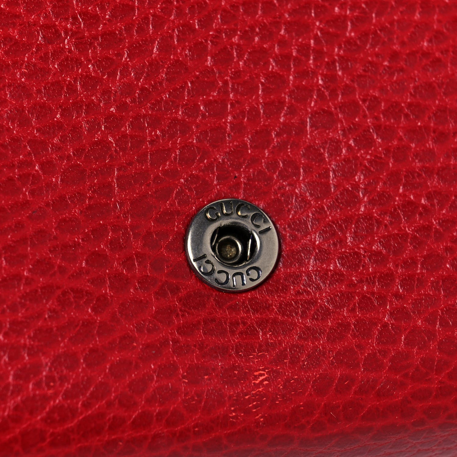 Gucci Calfskin Mini Dionysus Chain Wallet Hibiscus Red 11 of 12