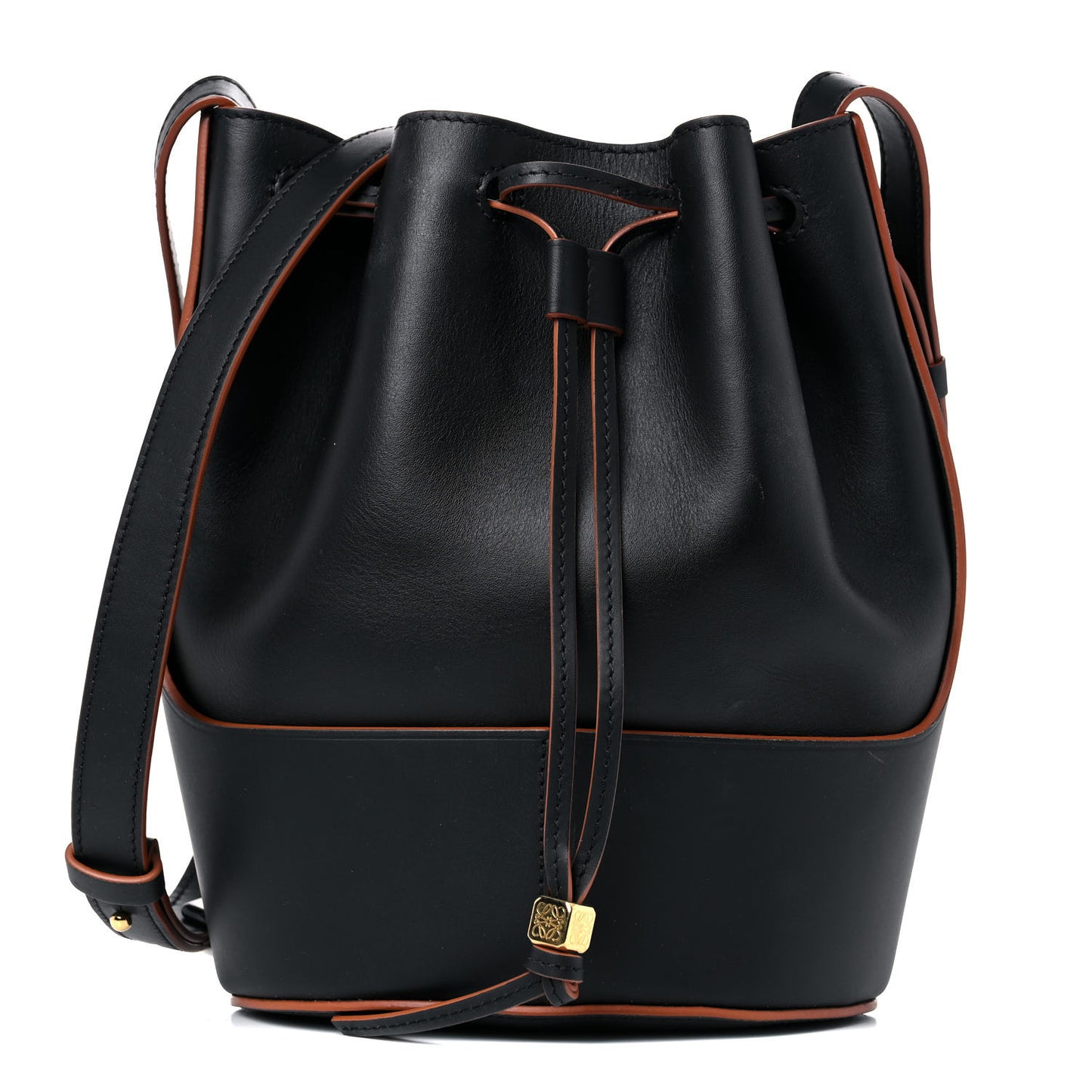 Nappa Calfskin Small Balloon Bag Black