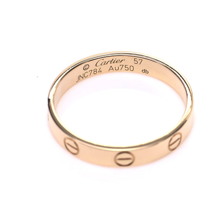 Cartier 18K Yellow Gold 3.5mm LOVE Wedding Band Ring 57 8 4 of 6