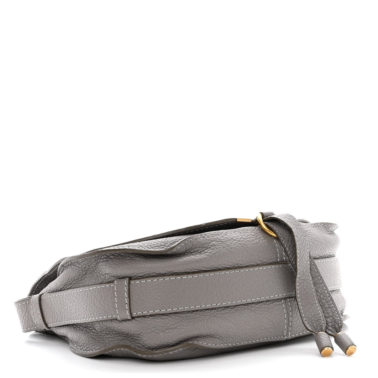 Chloe Calfskin Medium Marcie Round Crossbody Bag Cashmere Grey 9 of 23