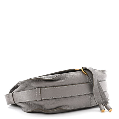 Chloe Calfskin Medium Marcie Round Crossbody Bag Cashmere Grey 9 of 23