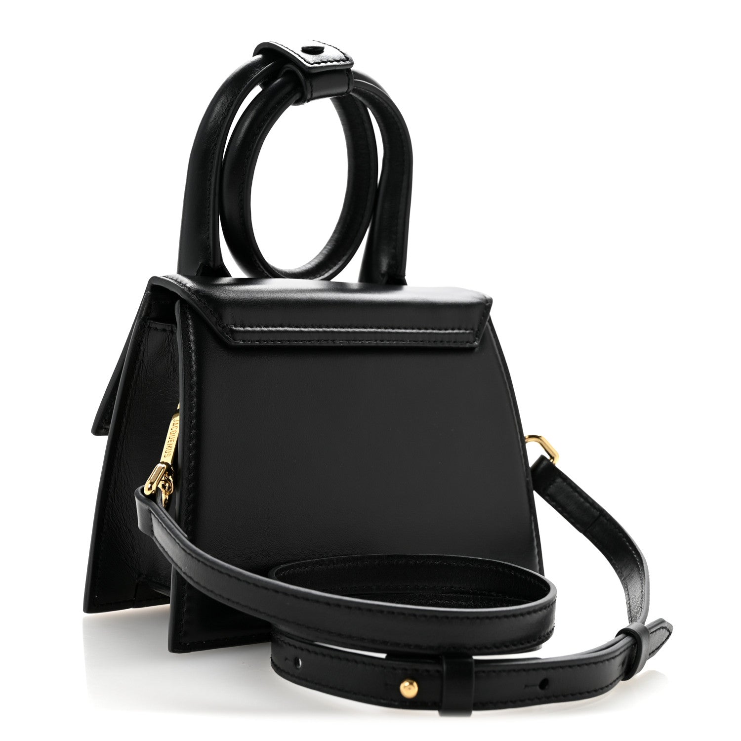 Jacquemus Smooth Calfskin Le Chiquito Noeud Black Black 3 of 10