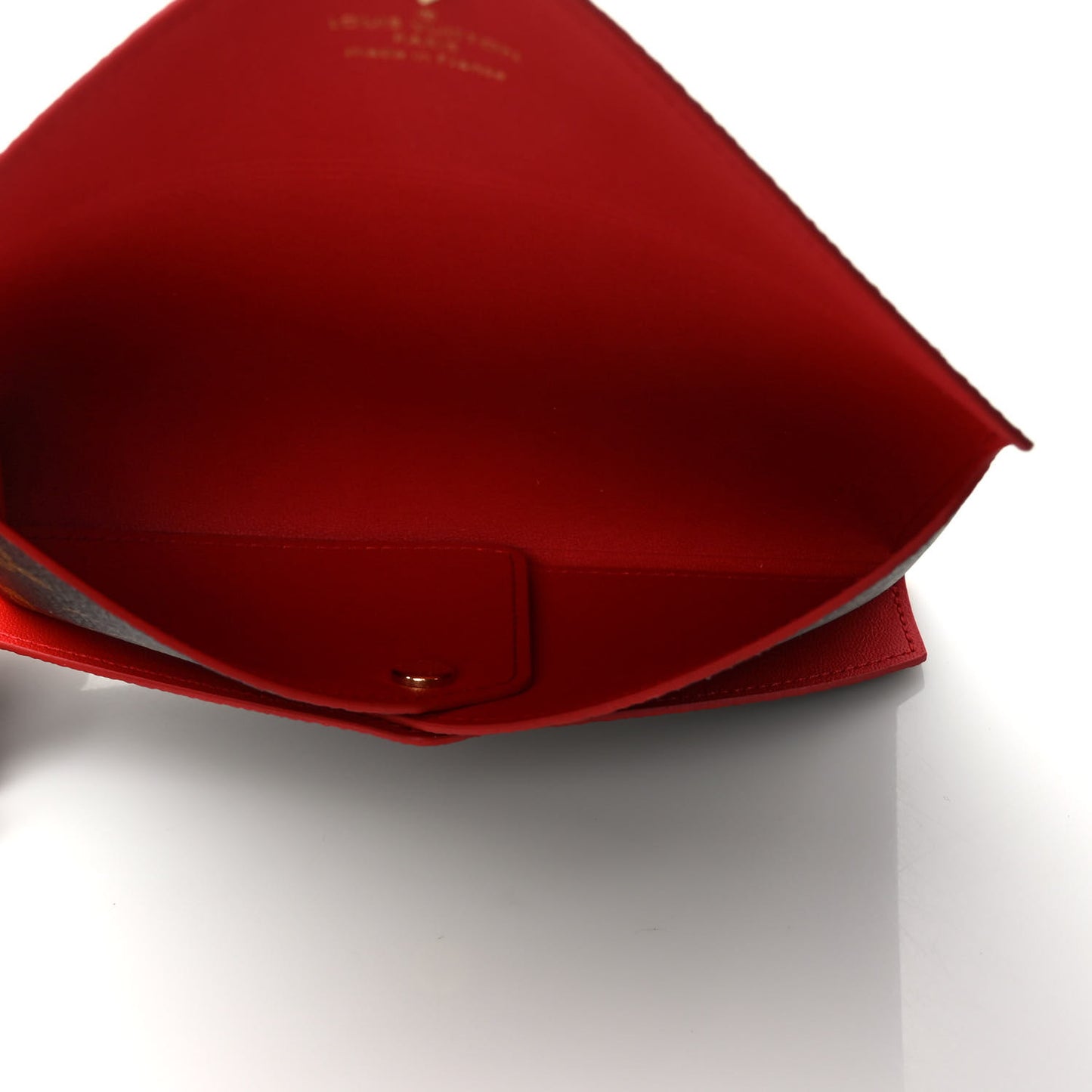 Monogram Medium Kirigami Pochette Insert Coquelicot
