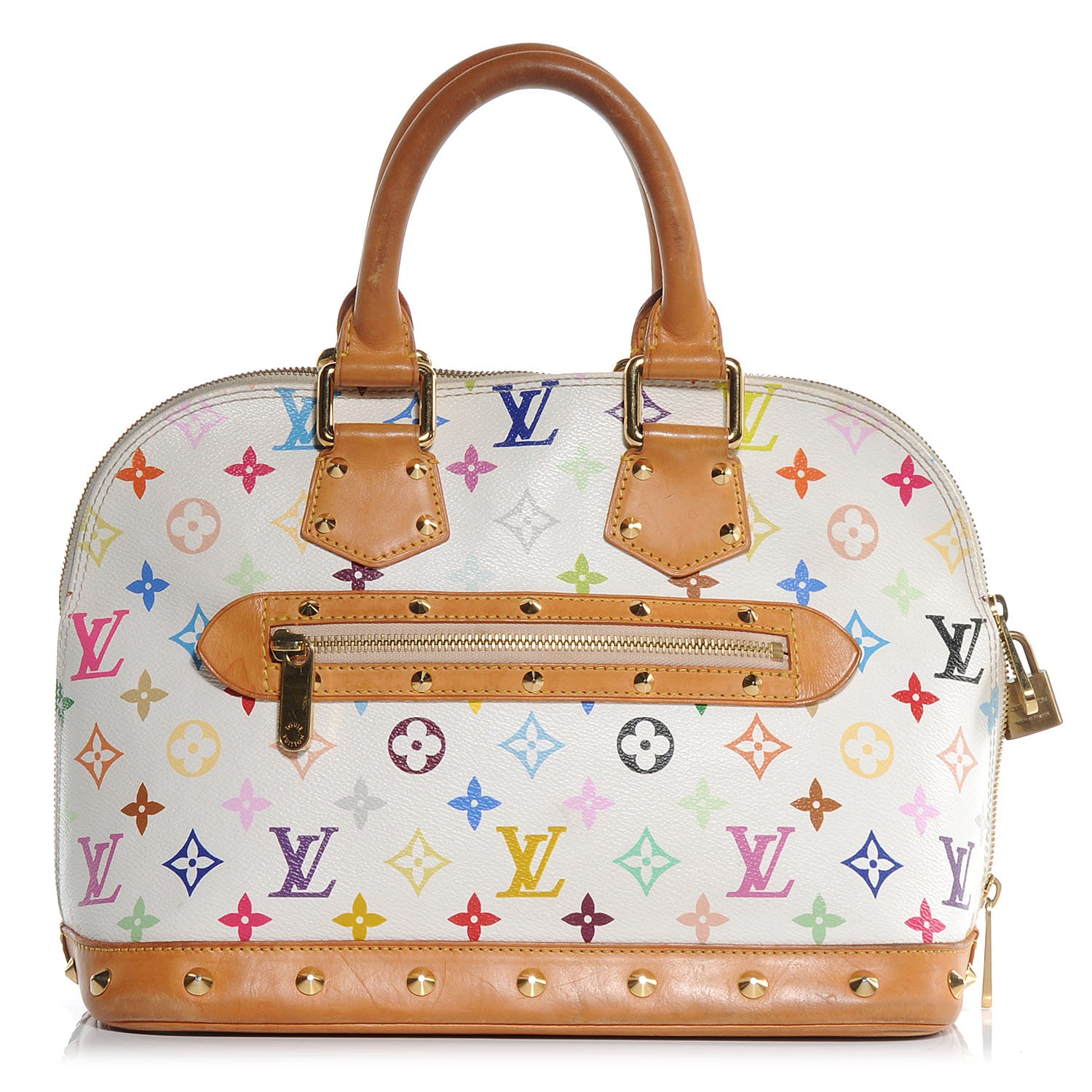 Louis Vuitton Monogram Multicolor Alma White 1 of 8