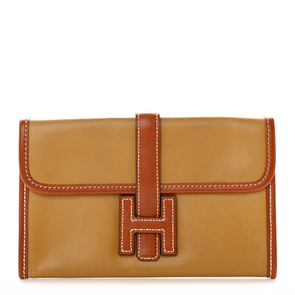 Hermes Tadelakt Natural Tadelakt Mini Jige 20 Cardamome Fauve 1 of 8