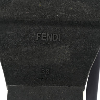 Fendi Neoprene Studded Fun Fair Scuba Sneakers 38 Pink Multicolor 8 of 16