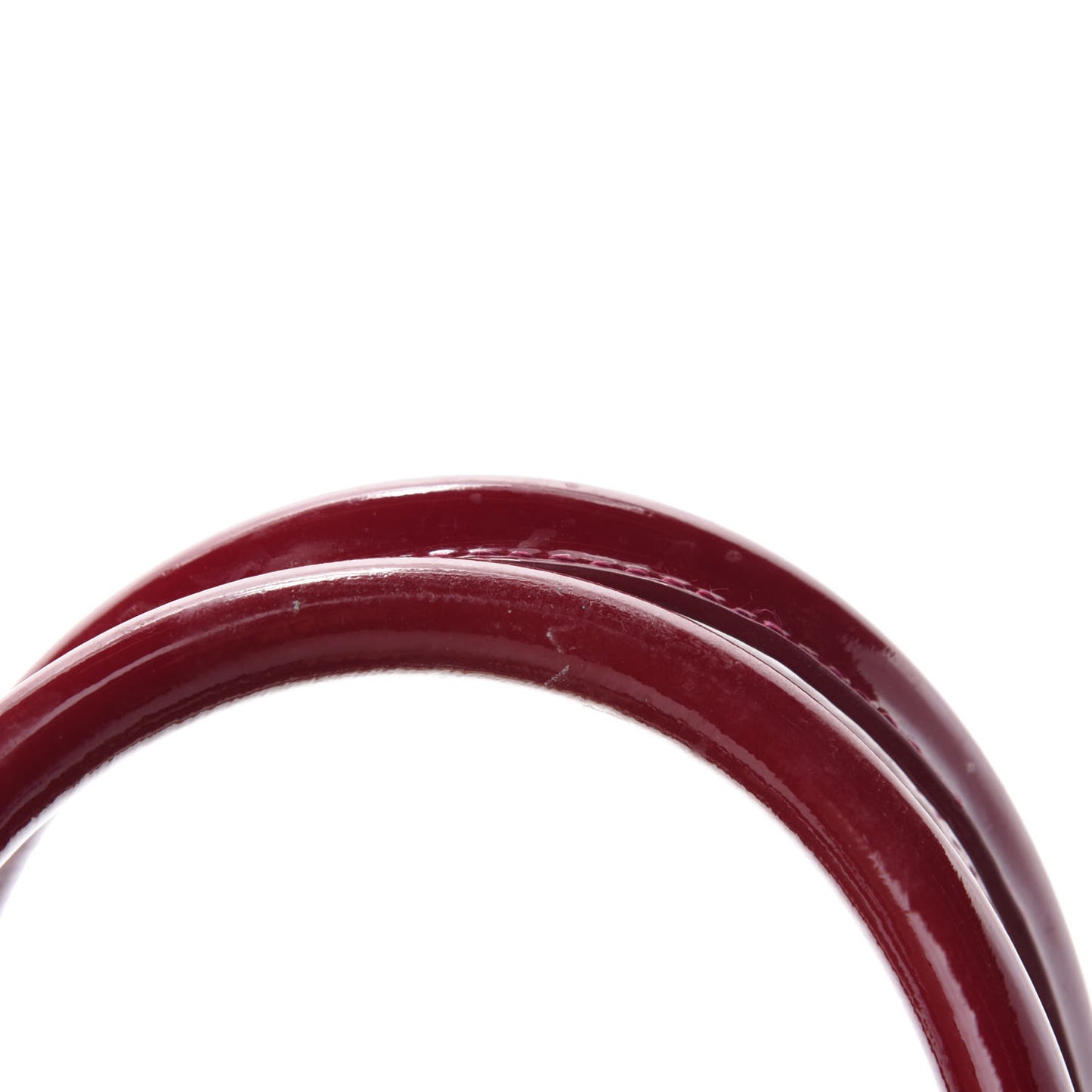 Patent Nova Check Chester Bowling Bag Raspberry Sorbet