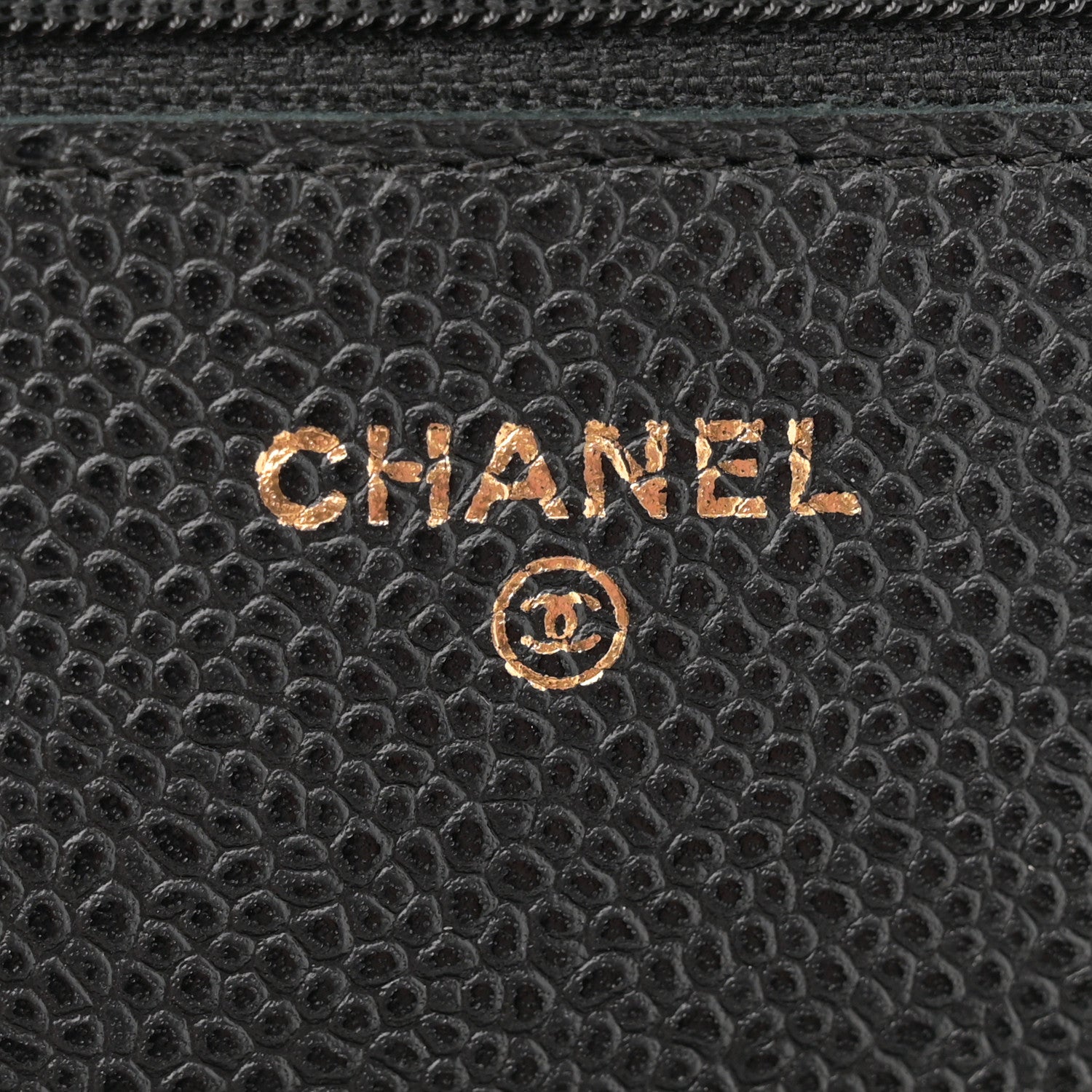 Chanel Caviar Quilted Wallet on Chain WOC Black 6 of 13