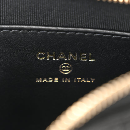 Chanel Crumpled Calfskin Quilted Braided CC Small Hobo Black 6 of 11