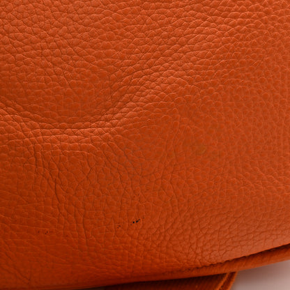 Hermes Taurillon Clemence Evelyne III PM Orange 12 of 12