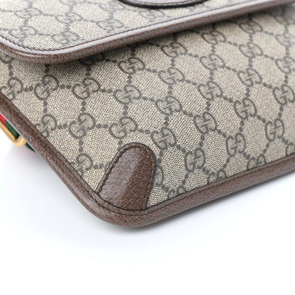Gucci GG Supreme Monogram Neo Vintage Web Belt Bag Brown 8 of 9
